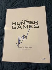 Rara capa de roteiro de filme Jogos Vorazes assinada por Amanda Stenberg "Rhue" com certificado de autenticidade comprar usado  Enviando para Brazil