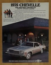 Chevrolet chevelle brochure for sale Chevrolet chevelle brochure for sale  BOURNE