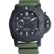 PANERAI Sumergible Marina Militar Carbotech 47mm Carbotech/Kautchu Negro D... segunda mano  Embacar hacia Argentina