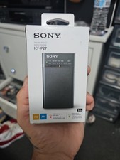 Rádio portátil Sony ICF-P27 com conector de 3,5 mm sintonizado em estações AM/FM em qualquer lugar comprar usado  Enviando para Brazil
