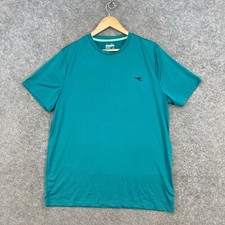 Camisa masculina elástica manga curta verde grande Diadora tamanho G 45815 comprar usado  Enviando para Brazil