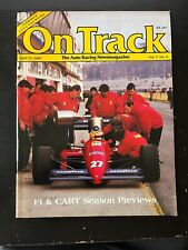 ON TRACK AUTO RACING MAGAZINE 1987 F1 & CART Season Previews - Ferrari-JAGUAR comprar usado  Enviando para Brazil