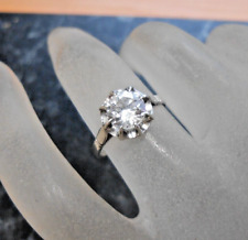 Bague solitaire blanc d'occasion  Naucelle