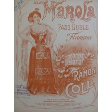 Piano flamenco Goll Ramon Manola Paso Doble 1920 comprar usado  Enviando para Brazil
