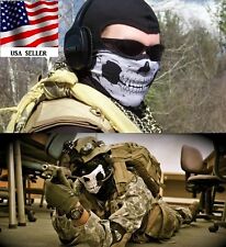 Máscara caveira meia face bandana esqui motociclista paintball balaclava comprar usado  Enviando para Brazil