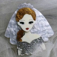 Modern arcrylic brooch for sale  NEWTOWN