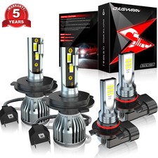 Para Toyota Hilux 2004-2017 2018 2019 Faros LED Hi/Lo + Bombillas antiniebla comprar usado  Enviando para Brazil