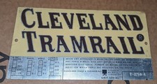 Vintage cleveland tramrail for sale  Jefferson