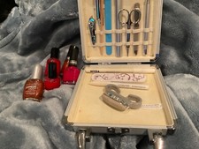 Manicure kit metal for sale  NEW MILTON
