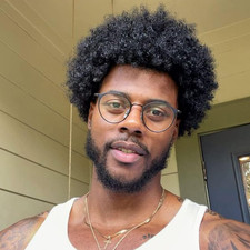 Parrucca afro uomo usato  Roma