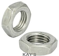 UNF PORCAS FINAS HEXAGONAL MEIA TRAVA A2 AÇO INOXIDÁVEL 3/16 1/4 5/16 3/8 7/16 1/2", usado comprar usado  Enviando para Brazil
