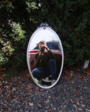 Miroir ovale 66x37 d'occasion  La Ferté-Saint-Aubin