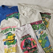 Camiseta Vintage Anos 90 TMNT Teenage Mutant Ninja Turtles Lote de Vários Tamanhos, usado comprar usado  Enviando para Brazil