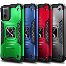Capa suporte anel à prova de choque com vidro temperado para Motorola Moto G 5G (2024) comprar usado  Enviando para Brazil