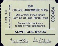 Chicago auto show for sale  Minneapolis