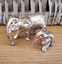 Vintage pewter elephant for sale  LANCING