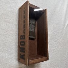 Caja de madera de whisky bourbon Knob Creek 2001 lanzamiento limitado rara artesanía de sombra 🔥 segunda mano  Embacar hacia Argentina