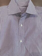 Usado, CAMISA GUY ROVER BARNEYS N.Y. ALGODÃO ITALIANO BOTÃO PARA BAIXO Xadrez Roxo Urban 41 16 comprar usado  Enviando para Brazil