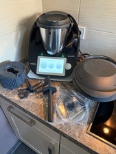 Thermomix tm6 schwarz gebraucht kaufen  Dörrebach, Sielbersbach, Waldlaubersh.