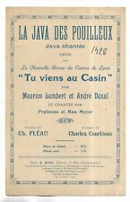 Partition ancienne musique d'occasion  Jussey