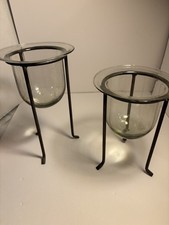 Set metal glass for sale  Harrison