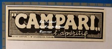 Campari aperitif publicité d'occasion  Beaumont-de-Lomagne