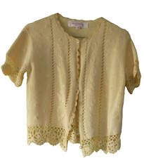 Gilet dentelle brodé d'occasion  Bourg-de-Péage