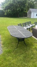 Wrought iron table for sale  Swansea