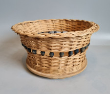 Vintage woven wicker for sale  PLYMOUTH