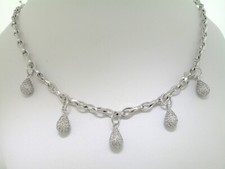 Collier 585 weißgold gebraucht kaufen  Idar-Oberstein