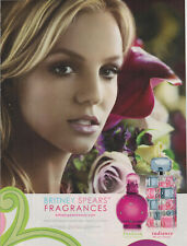 Perfume fantasia 2011 fragrância - cantora Britney Spears - foto de anúncio impressa de revista, usado comprar usado  Enviando para Brazil