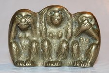 Vintage wise monkeys for sale  Jet