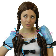 Brown pigtail wig for sale  BEXHILL-ON-SEA