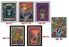 Quente Novo!!!! Pôster de evento Dead & Company 26 de abril de 2025 Sphere Las Vegas, NV comprar usado  Enviando para Brazil