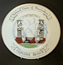 Coal mining plate.n.u.m.clipst for sale  NARBERTH