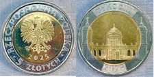 Polônia - 5 Zlotych 2025 UNC Tykocin - bimetálico Lviv-Zp comprar usado  Enviando para Brazil
