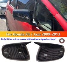 Tampa de espelho retrovisor lateral buzina OX fibra de carbono para Honda Fit/Jazz 2009-2013 comprar usado  Enviando para Brazil