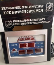 2008 NHL placar LED despertador Colorado Avalanche data programável temperatura comprar usado  Enviando para Brazil