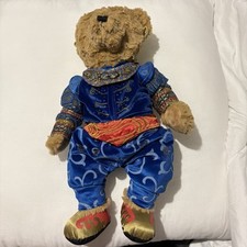 Pelúcia musical Disney Aladdin Genie ursinho de pelúcia Broadway 40cm marrom bordado comprar usado  Enviando para Brazil