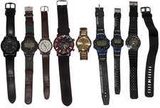 Lote de 9 relógios fósseis masculinos femininos folheados a ouro Michael Kors Fitbit Timex comprar usado  Enviando para Brazil