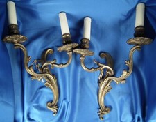 Paire anciens appliques d'occasion  Fougerolles-du-Plessis