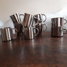 Stainless steel mugs for sale  LEEK