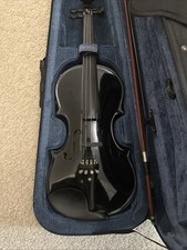 Violino elétrico Cecilio CVNAE-preto acústico sem fios não testado, usado comprar usado  Enviando para Brazil