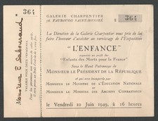Invitation. exposition enfance d'occasion  Sarlat-la-Canéda