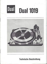 Dual 1019 technische gebraucht kaufen  Mannheim