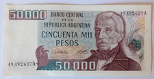 Billet argentins 50000 d'occasion  Agen