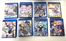 Conjunto de 8 jogos PS VITA Neptunia Series Hyperdimension Wars Idol Tag Japão comprar usado  Enviando para Brazil