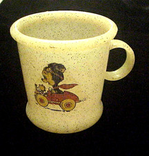 Copo infantil de plástico vintage com um Hot Rod corrida urso dirigindo 3" muito fofo comprar usado  Enviando para Brazil