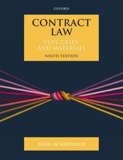 Contract law text for sale  DUNFERMLINE