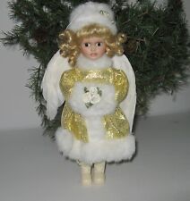 Porcelain christmas doll for sale  Winter Garden